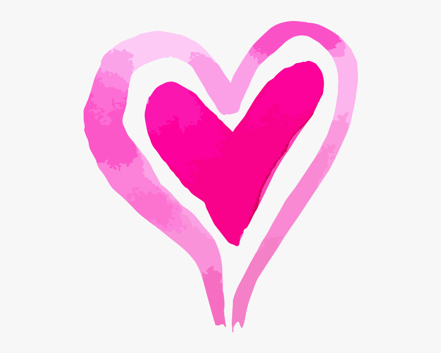 Png Watercolor Heart Transparent - Watercolor Heart Png Heart, Png Download