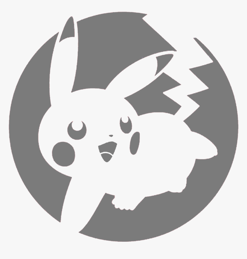 Yummy Pikachu Stencil For - Halloween Pumpkin Stencils Pokemon, HD Png Download