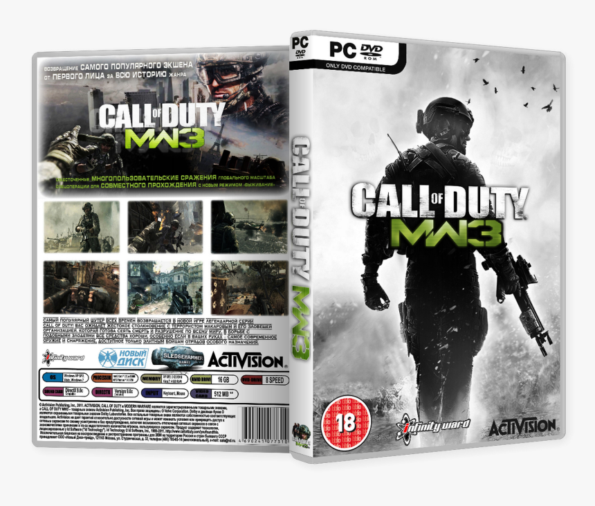 Call Of Duty Mw3 Box, HD Png Download