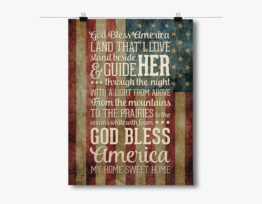 Transparent God Bless America Png - Poster, Png Download