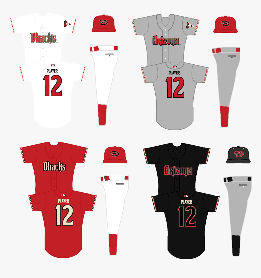 Azdbacksconceptclear Blank Baseball Uniform Template- - 2001 Angels Uniform, HD Png Download