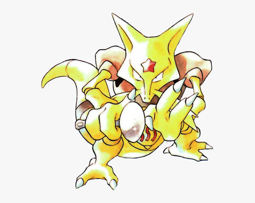 Transparent Kadabra Png - Pokemon Kadabra Original Art, Png Download