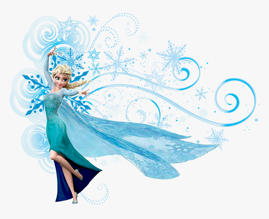Elsa Silhouette Png, Transparent Png