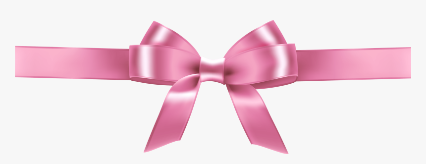 Transparent Christmas Bow Clipart Black And White - Pink Ribbon Designs Png, Png Download