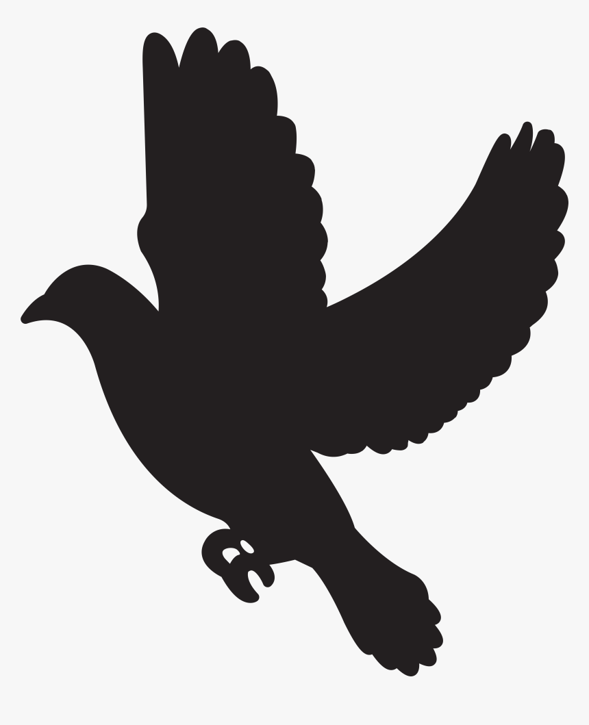 Flying Dove Silhouette Png Clip Artu200b Gallery Yopriceville, Transparent Png