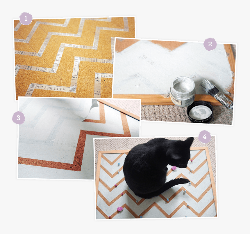 Corkboard - Black Cat, HD Png Download