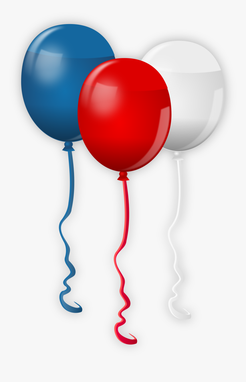 Chevron Arrow Clipart - Blue Red White Balloon, HD Png Download