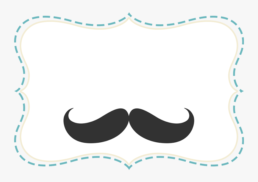 Transparent Man With Mustache Clipart - Convite Bigode Grosso Para Imprimir, HD Png Download