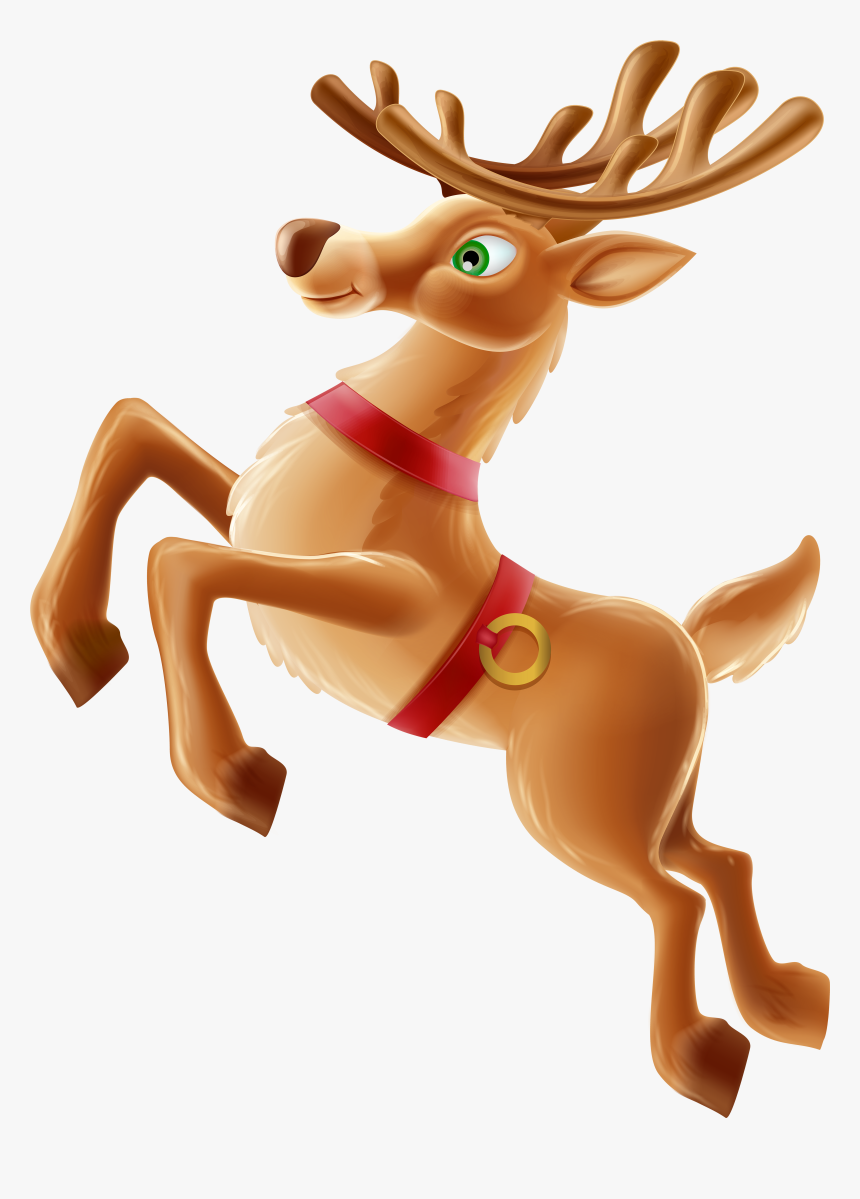 Christmas Reindeer Png - Deer For Christmas Png, Transparent Png