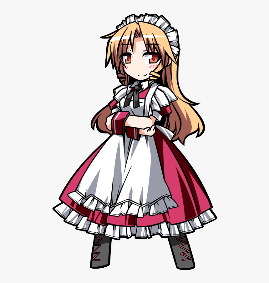 035 Touhou Puppet Dance Performance Sakuya, HD Png Download