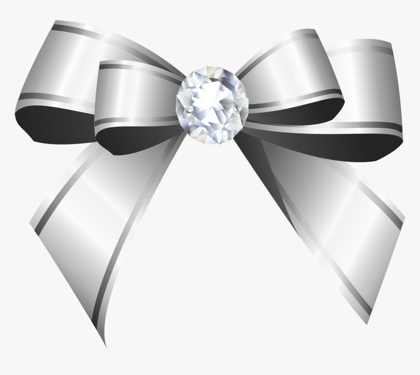 Transparent Bow Clip Art Silver Bow Hd Png Download Transparent Png Image Pngitem
