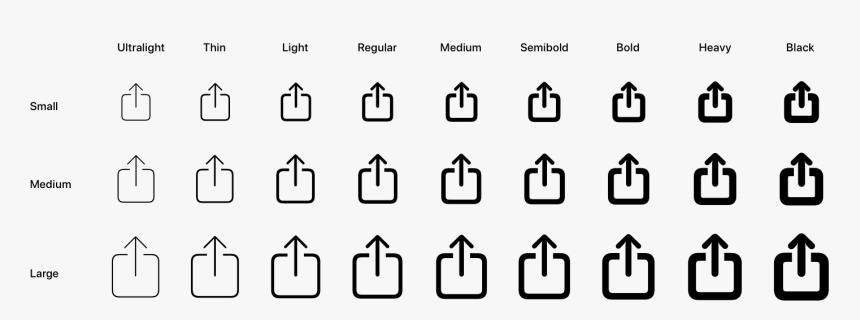 San Francisco Fonts Variants, HD Png Download