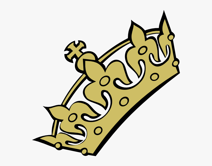 Gold Tiara Princess Clip Art - Gold Princess Crown Cartoon, HD Png Download