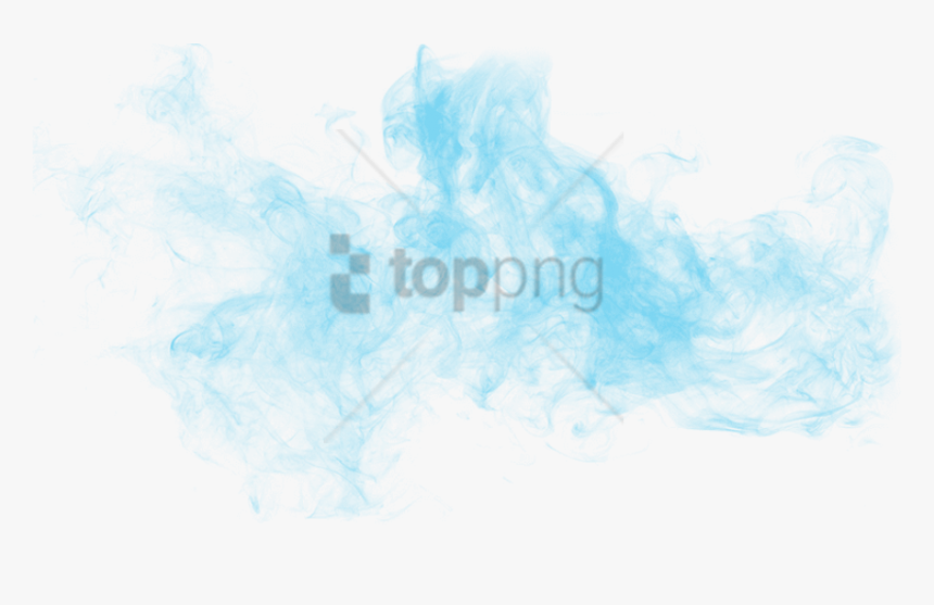 Blue Smoke Effect Png - Sky Blue Smoke Png, Transparent Png