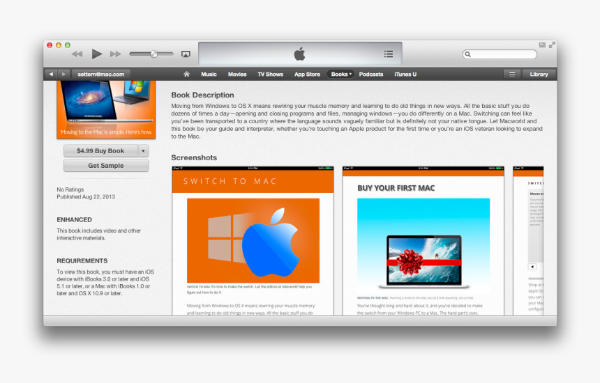 Ibooks Os X, HD Png Download