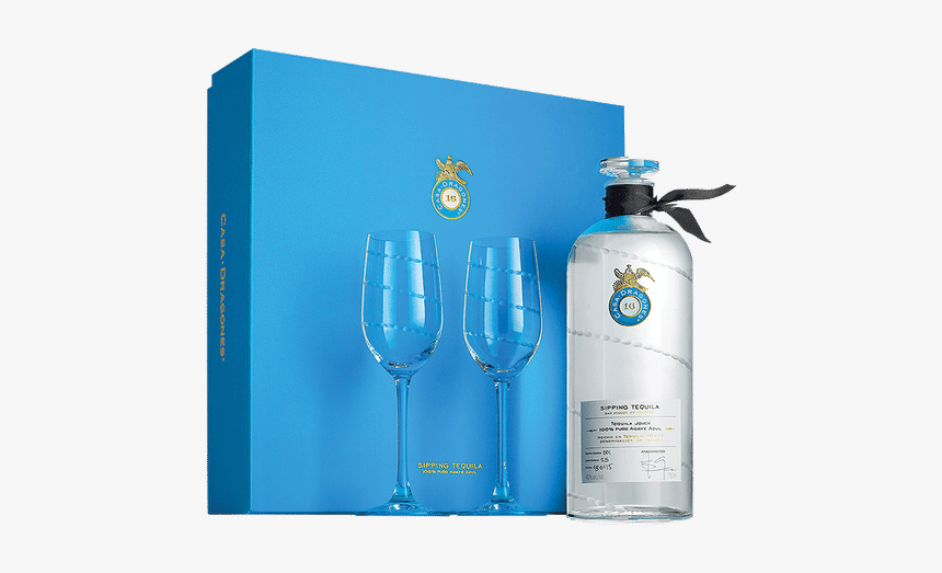 Casa Dragones Tequila Joven W/ 2 Glasses - Casa Dragones Joven, HD Png Download