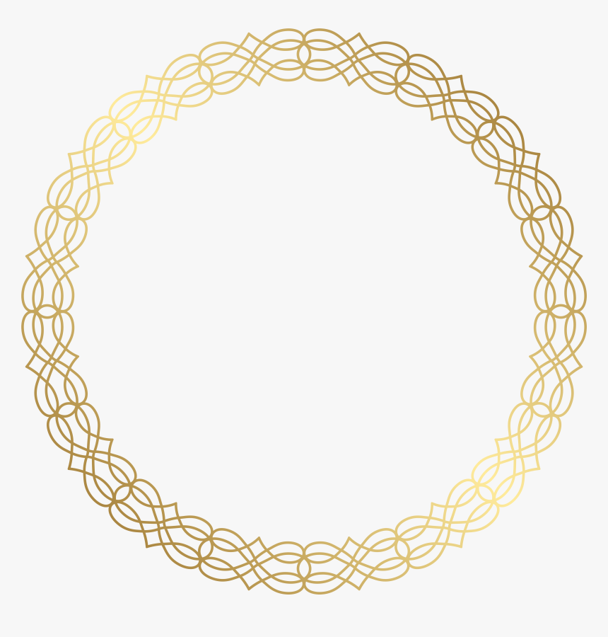Circle Gold Clip Art, HD Png Download