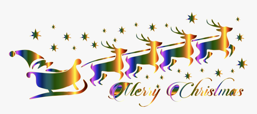Antler,art,text - Christmas Winter Scene Svg, HD Png Download