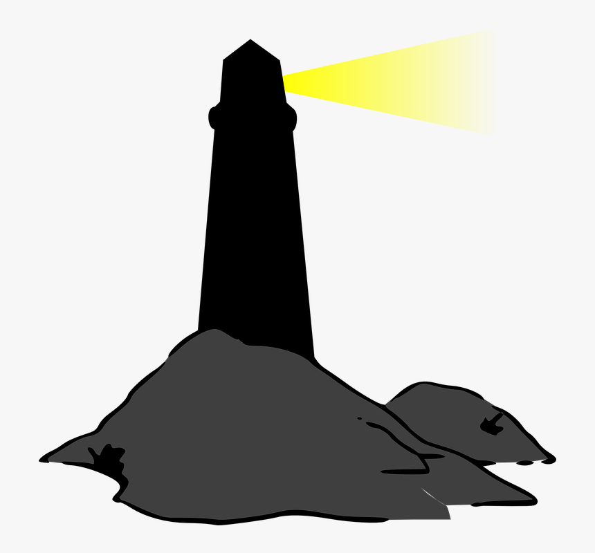 Lighthouse, Beacon, Navigation, Sea, Shore, Coast - Cartoon Lighthouse Transparent, HD Png Download