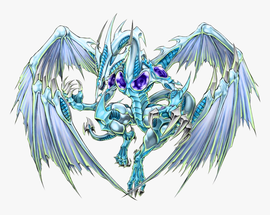 Stardust Dragon Photo Stardust Dragon Render - Yugioh Stardust Dragon Anime Card, HD Png Download