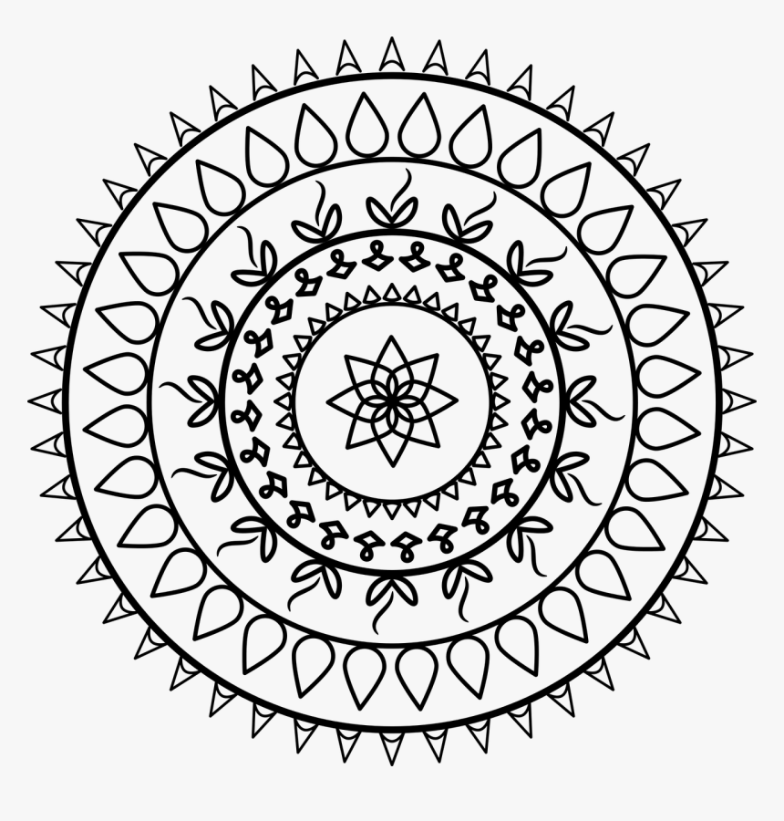 Circle - Mandala Hindu, HD Png Download