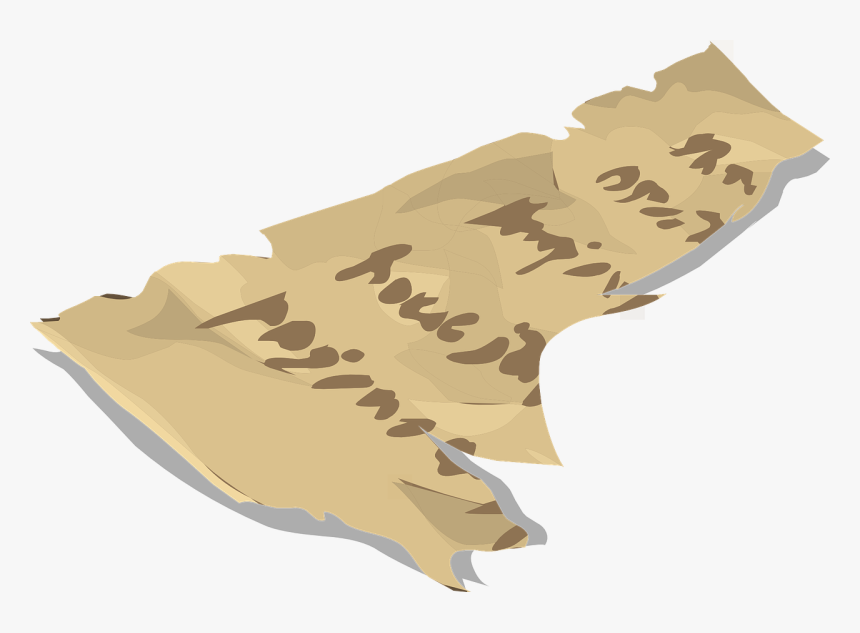 Paper, Manuscript, Torn, Vintage, Old, Parchment, Worn - Manuscript, HD Png Download