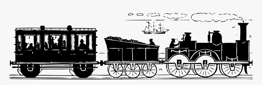 Train 19th Century Png, Transparent Png