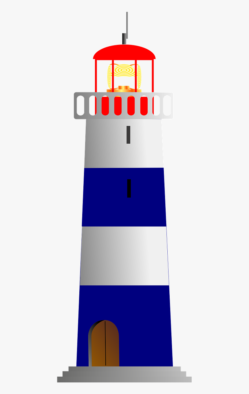Lighthouse Beacon Signal Free Picture - Lighthouse Clip Art, HD Png Download