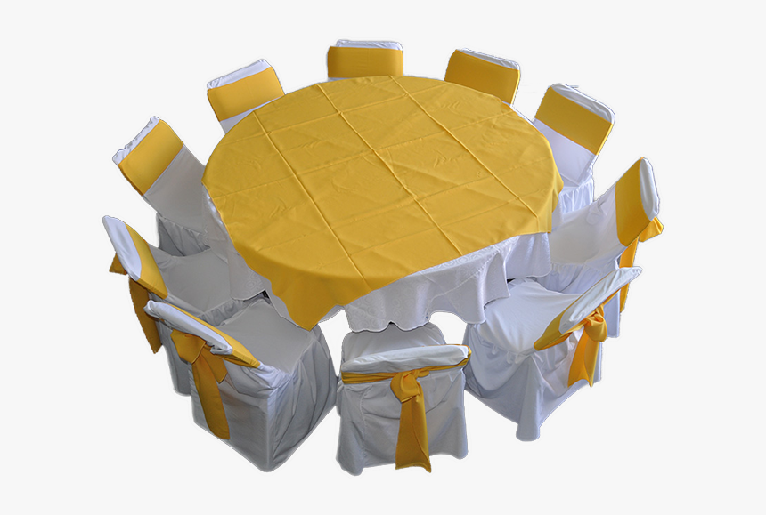 Mesa Redonda Con Mantel Png, Transparent Png