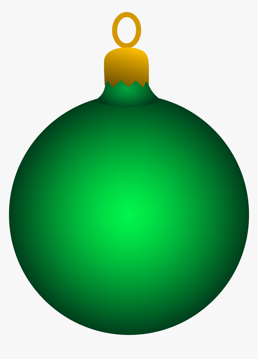 Green Christmas Ornament Png - Green Christmas Ornament Clipart