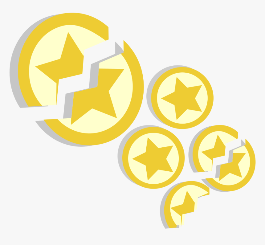 Transparent Gold Stars Png, Png Download
