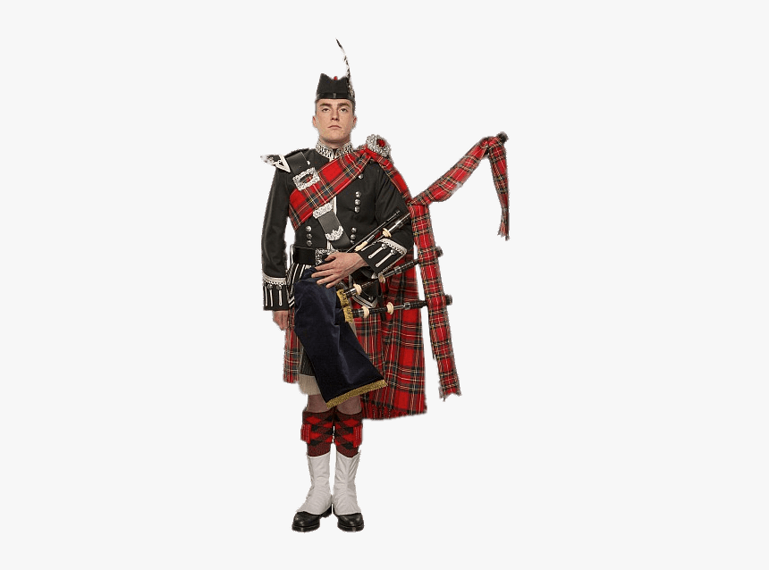 Scot Holding Bagpipes - Pipers Kilts, HD Png Download