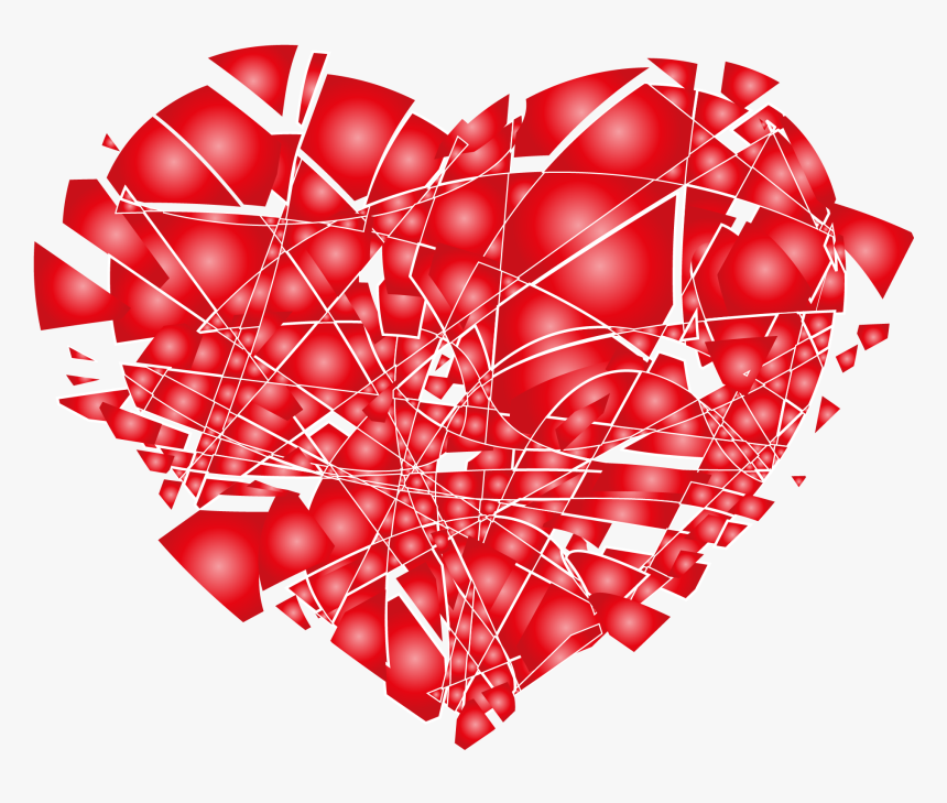 Transparent Clipart Broken Hearts - Heart Broken Into Million Pieces, HD Png Download
