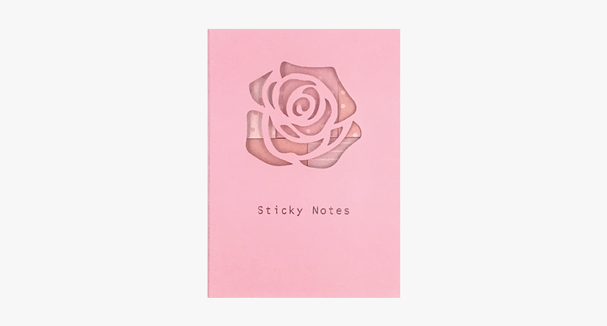 Sticky Note 40sheets Die Cut - Garden Roses, HD Png Download