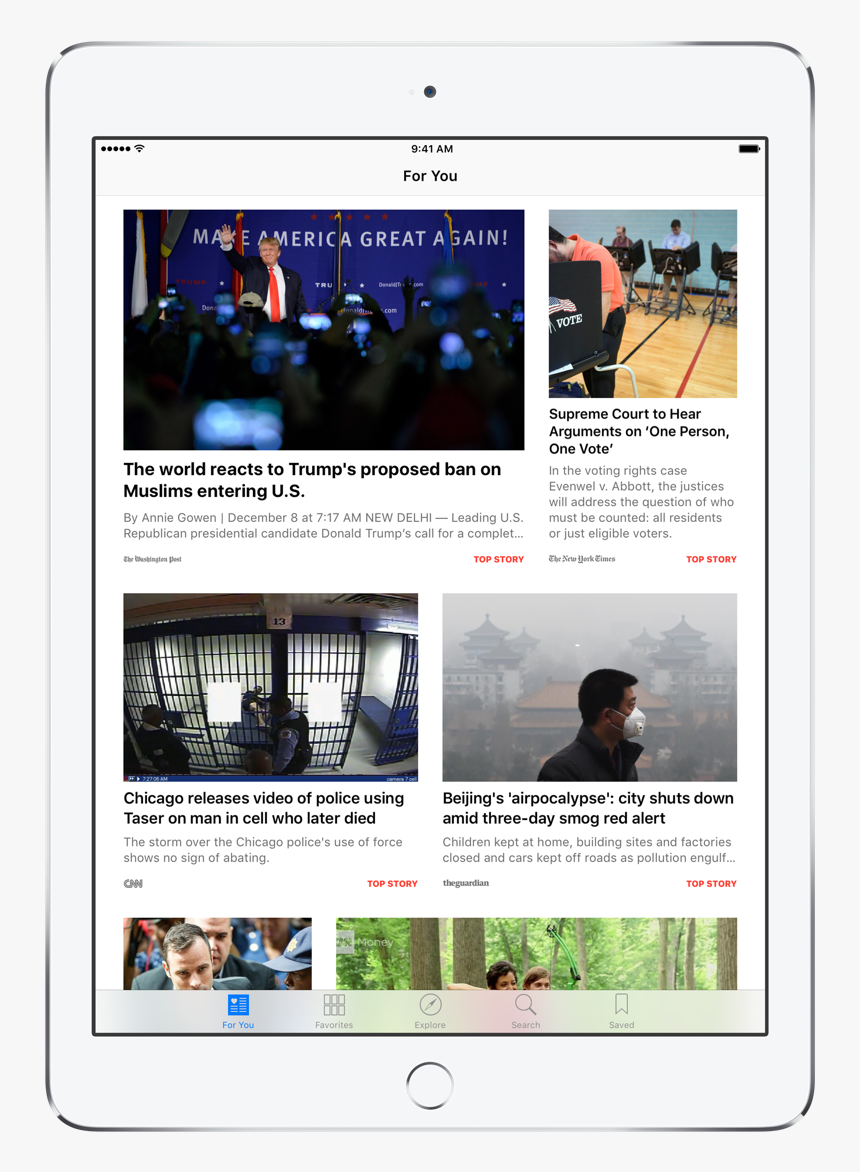 Unnamed-1 - Apple News Ipad, HD Png Download