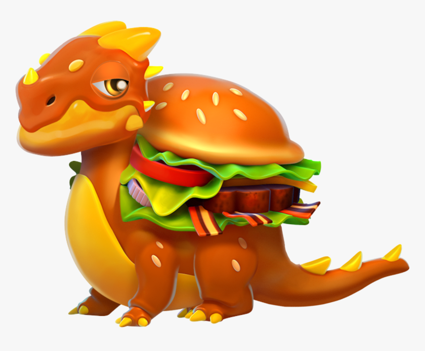 Dragones Hamburguesa , Png Download - Dragon Mania Legends Burger Dragon, Transparent Png