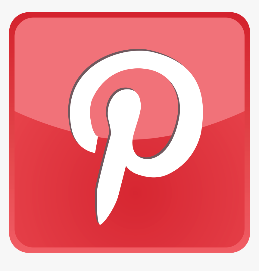 Pinterest Logo Brands Glossy Png - Logo With Transparent Background, Png Download