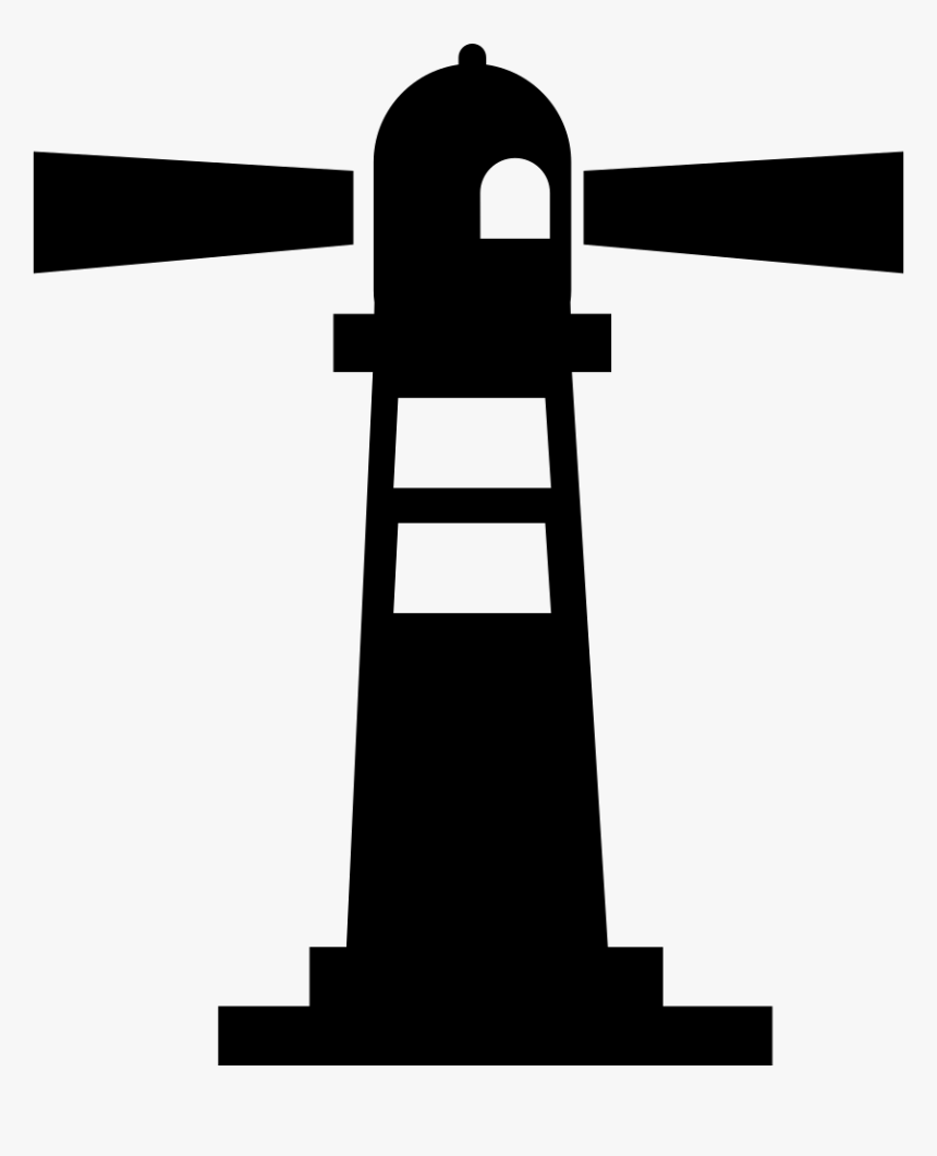 Lighthouse With Flashing Lights - Lighthouse Icon Png, Transparent Png