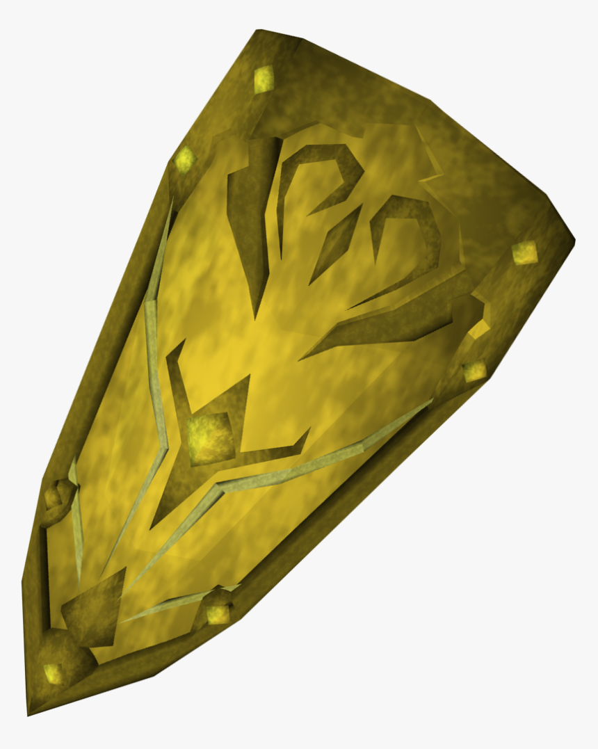 Runescape Golden Shield, HD Png Download