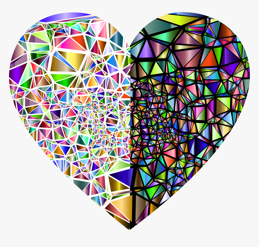 Shattered Heart In Glass, HD Png Download