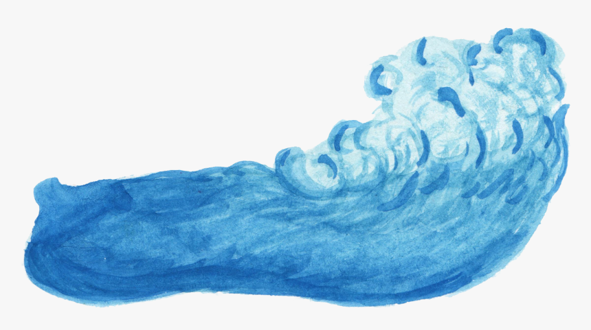 Blue Ocean Wave Png, Transparent Png