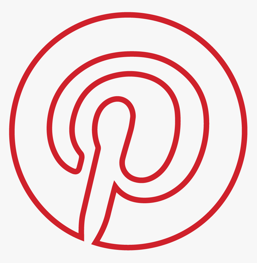 Pinterest Logo - Pintrest Logo Png Outline, Transparent Png