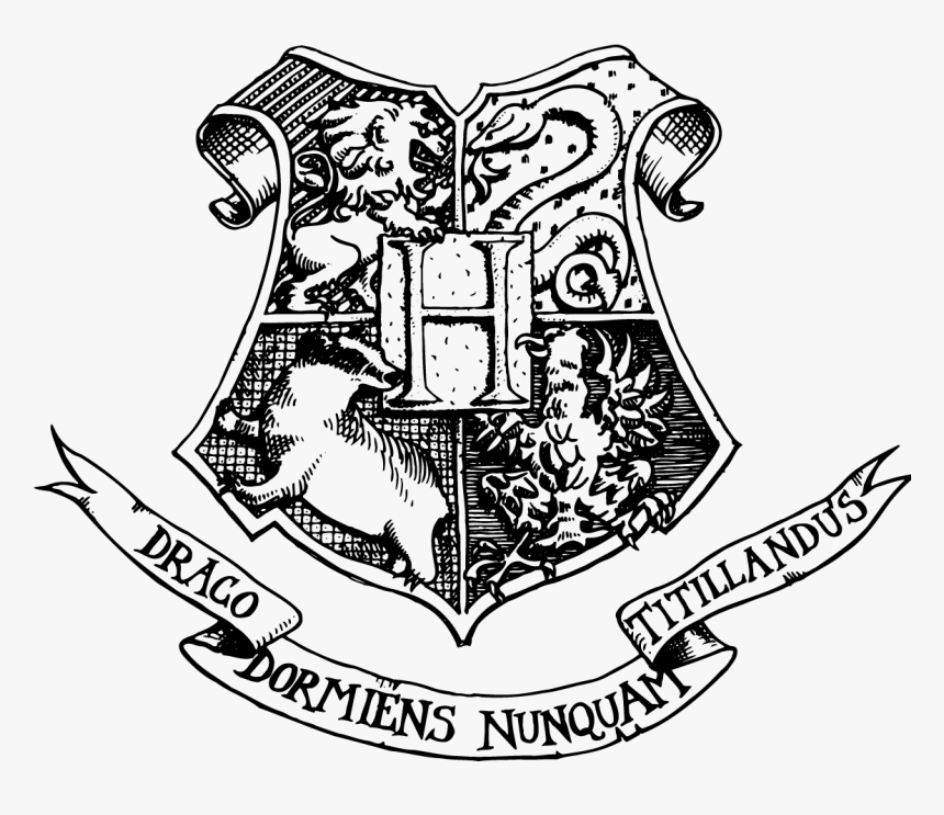Transparent Crest Png - Hogwarts Crest Book, Png Download