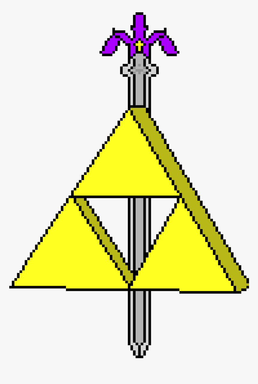 Triforce And Master Sword - Traffic Sign, HD Png Download