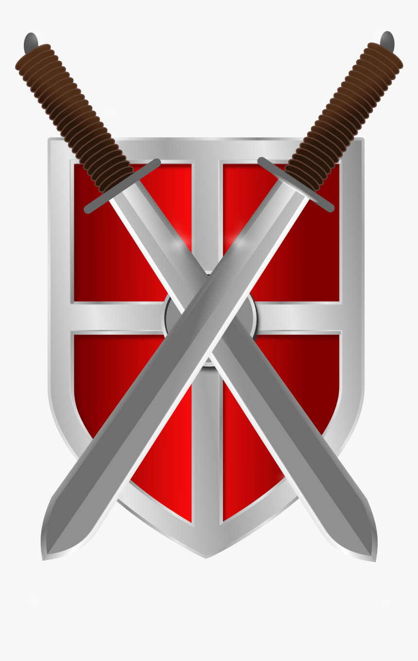 Transparent Medieval Swords Clipart - Roman Shields And Swords, HD Png Download