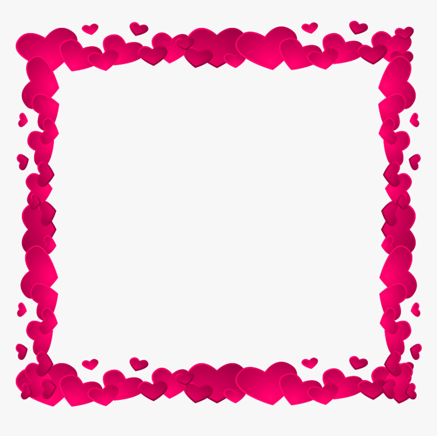 Heart Frame Png Transparent - Love Frame Png, Png Download