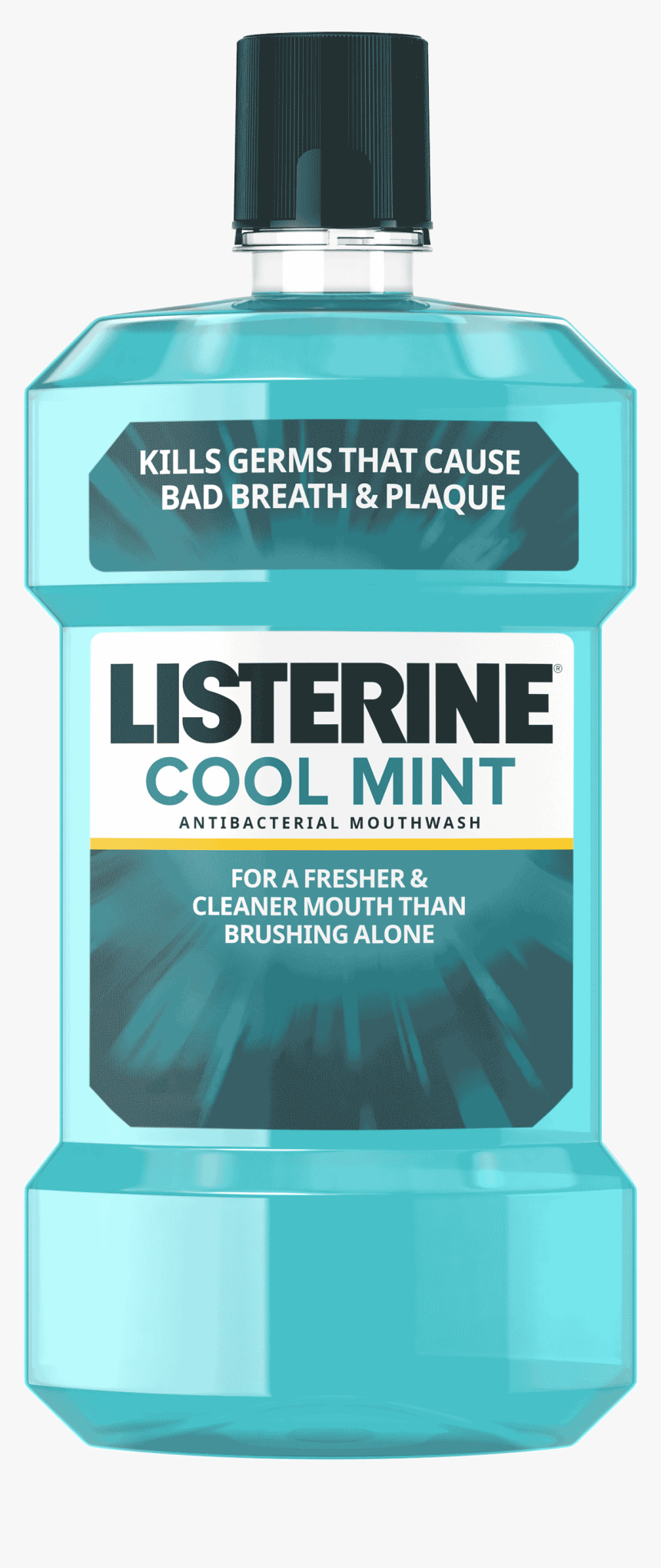 New Listerine Coolmint Clean - Listerine Cool Mint Mouthwash, HD Png Download