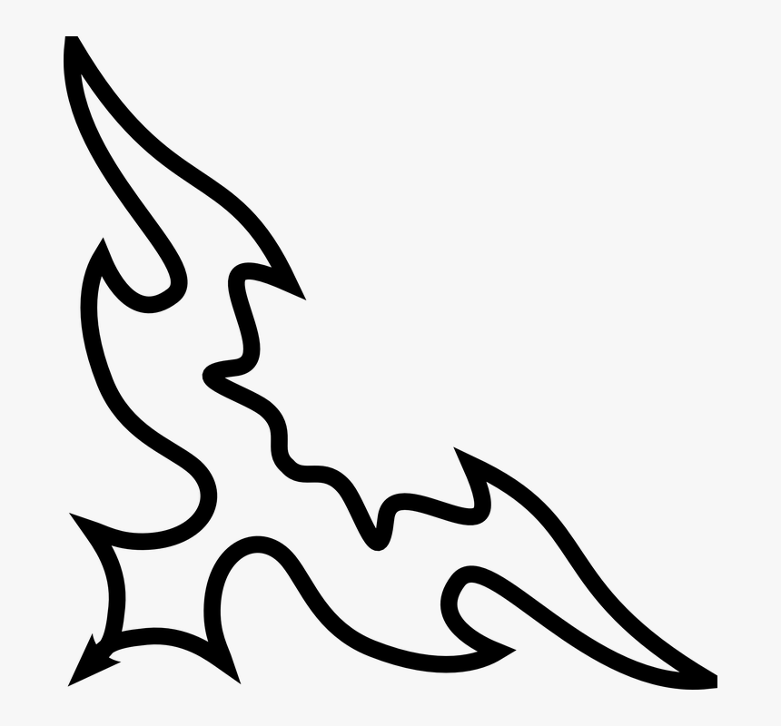 Pattern, Celtic, Corner, Celt, Tribal, Ethnic, Ornate - Bottom Left Corner Drawings, HD Png Download