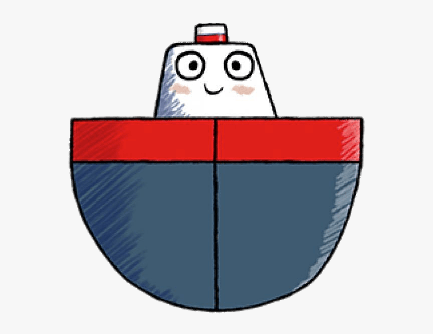 Pop The Ocean Liner Front View - Cartoon, HD Png Download
