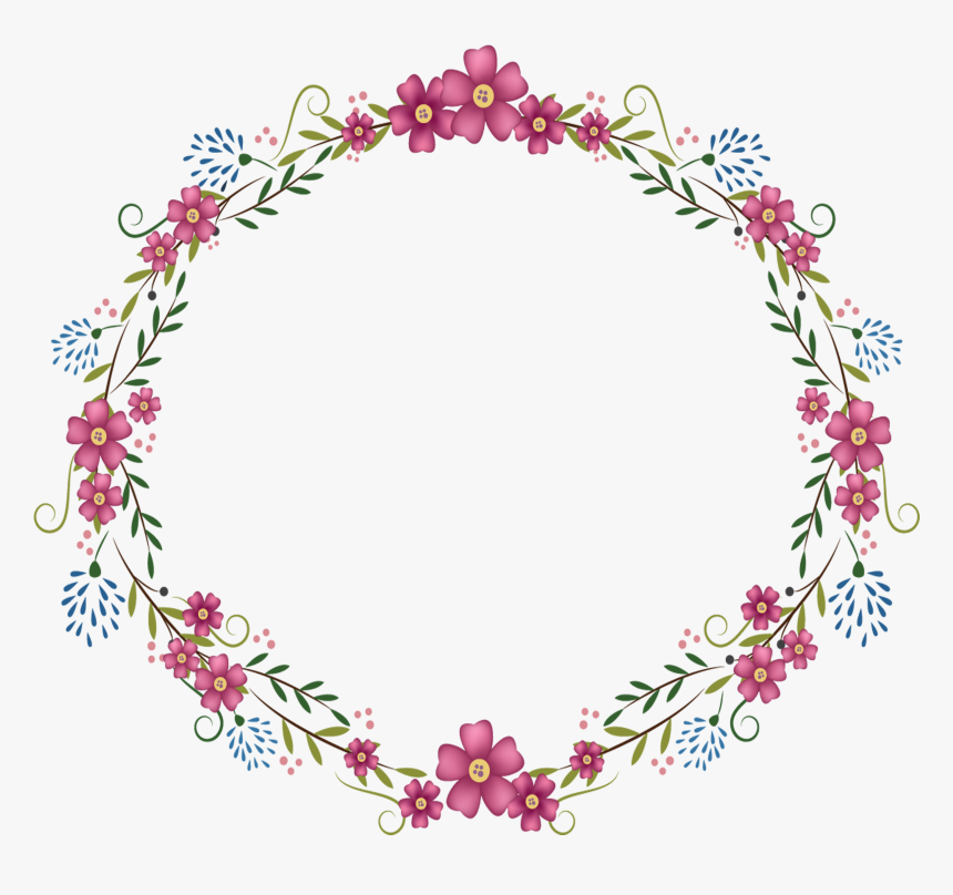 Flower Frame Png Transparent, Png Download